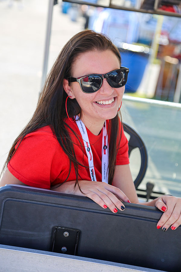 Carlisle Events staff member smiling